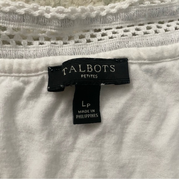 Talbots white tank top blouse - Picture 4 of 7